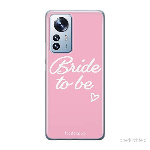 ERT GROUP mobiltelefonfodral för Xiaomi 12 PRO originalt och officiellt licensierat Babaco mönster Bride to be 001 optimalt anpassad till formen på mobiltelefonen, fodral tillverkad av TPU plast 5905511528881