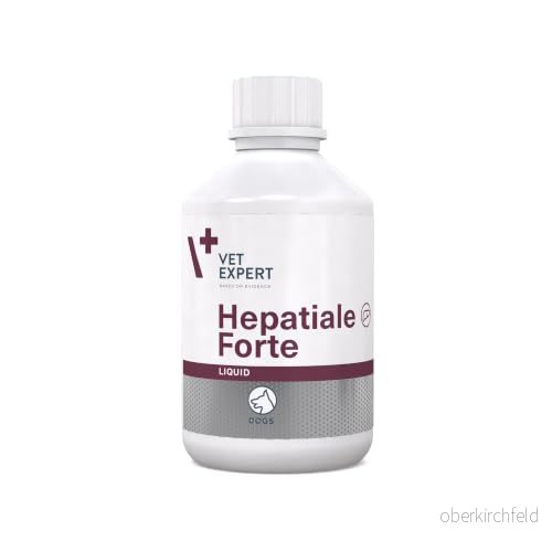 VetExpert Hepatiale Forte Liquid 250 ml Kompletterande foder för hundar Kan hjälpa till att stödja leverfunktionen vid avancerade funktionsstörningar 5902414201187