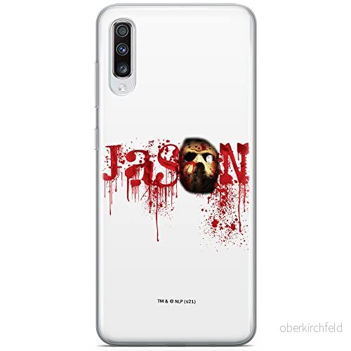 ERT GROUP mobiltelefonfodral för Samsung A70 originalt och officiellt licensierat Horror mönster Friday the 13th 001 optimalt anpassad till formen på mobiltelefonen, fodral tillverkad av TPU plast 5905511094980