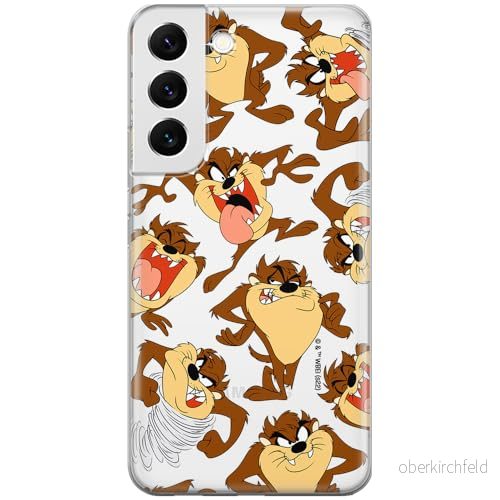 ERT GROUP mobiltelefonfodral för Samsung S22 originalt och officiellt licensierat Looney Tunes mönster Tasmanian 005 optimalt anpassad till formen på mobiltelefonen, gedeeltelijk transparant 5905511624330