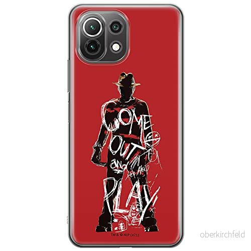 ERT GROUP mobiltelefonfodral för Xiaomi 11 LITE 4G/5G originalt och officiellt licensierat Horror mönster Nightmare of Elm Street 006, fodral tillverkad av TPU plast 5905511084363
