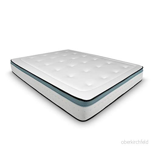 Duérmete Online Bio MAX Viskoelastisk madrass med Viscogel, fast och bekväm, Anti Dammkvalster allergivänliga, 100 x 190 8445355033990