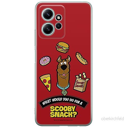 ERT GROUP mobiltelefonfodral för Xiaomi REDMI NOTE 12 4G originalt och officiellt licensierat Scooby Doo mönster 010 optimalt anpassad till formen på mobiltelefonen, fodral tillverkad av TPU plast 5905511953218