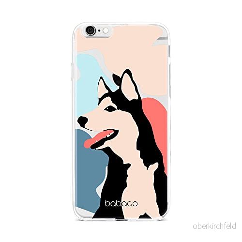 ERT GROUP mobiltelefonfodral för Iphone 6/6S originalt och officiellt licensierat Babaco mönster Dogs 001 optimalt anpassad till formen på mobiltelefonen, gedeeltelijk transparant 5905131008336