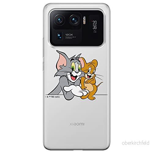 ERT GROUP mobiltelefonfodral för Xiaomi MI 11 ULTRA originalt och officiellt licensierat Tom and Jerry mönster 005 optimalt anpassad till formen på mobiltelefonen, gedeeltelijk transparant 5904805249945