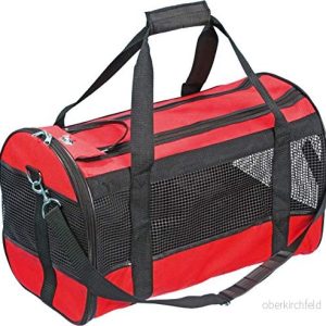 Transportväska för katt eller liten hund Röd 50x30x22 cm 5400585011555