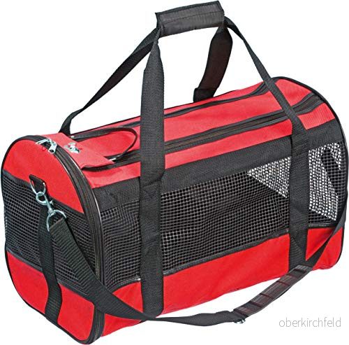Transportväska för katt eller liten hund Röd 50x30x22 cm 5400585011555