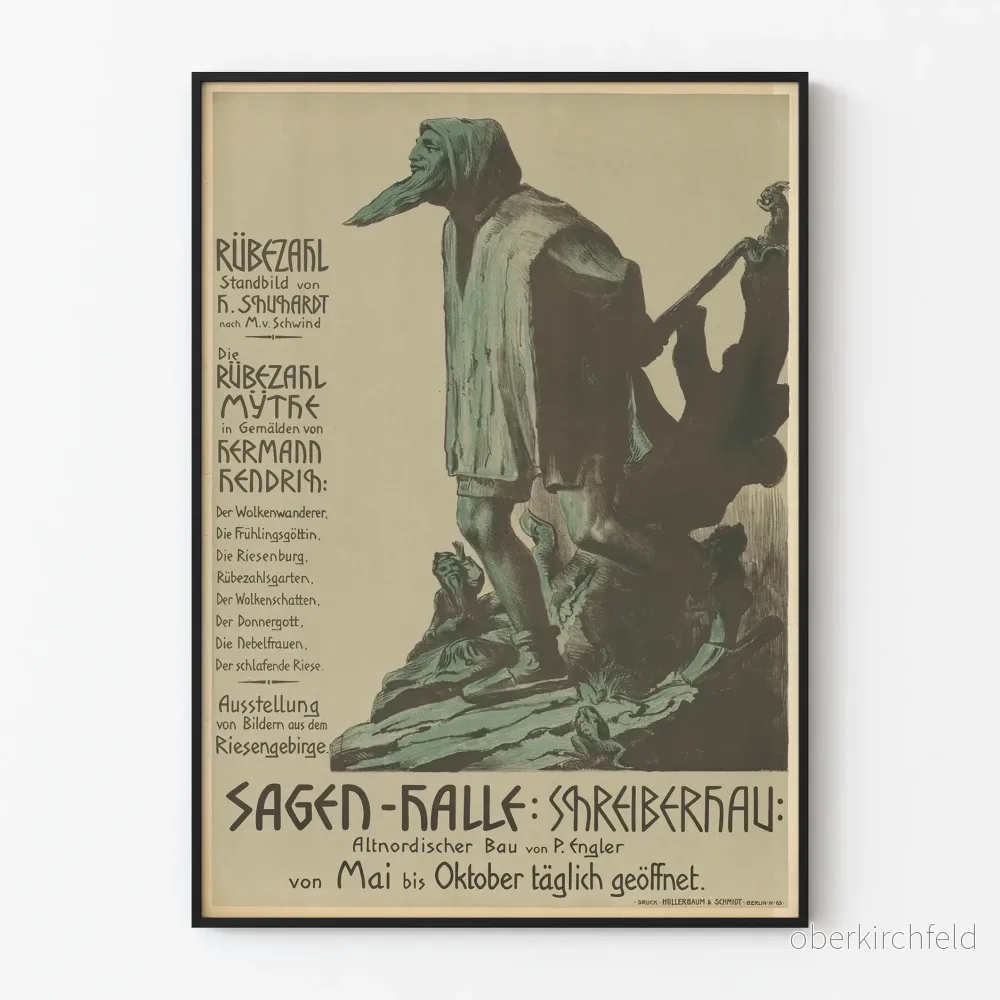 Poster Rübezahl Myt – Vintage väggdekoration Tyskland Poster Rübezahl Myt – Vintage väggdekoration Tyskland