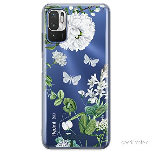 ERT GROUP mobiltelefonfodral för Xiaomi REDMI NOTE 10 5G / POCO M3 PRO originalt och officiellt licensierat Babaco mönster Flowers 030 anpassad till formen på mobiltelefonen, gedeeltelijk transparant 5905131279149