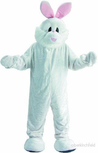 Dress Up America Adult Cozy påskharen Mascot Kostym Set 86138904021