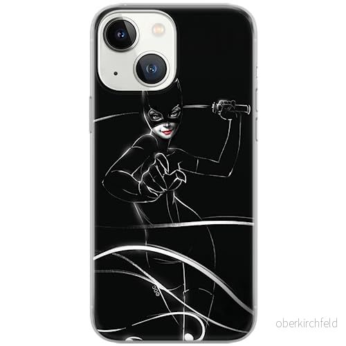 ERT GROUP mobiltelefonfodral för Iphone 13 originalt och officiellt licensierat DC mönster Catwoman 003 Vit optimalt anpassad till formen på mobiltelefonen, fodral tillverkad av TPU plast 5903932922424