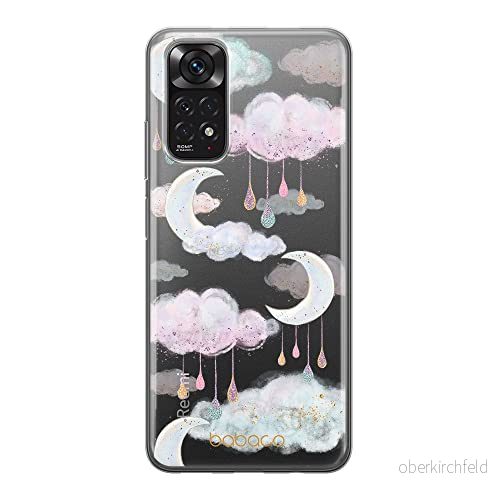 ERT GROUP mobiltelefonfodral för Xiaomi REDMI NOTE 11S 4G / 11 originalt och officiellt licensierat Babaco mönster Sky 001, gedeeltelijk transparant 5905511567668