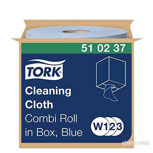 Tork Rengöringsduk Mjuk blå W1/2/3, återanvändbar, 1 x 400 dukar, 510237 7322540057430