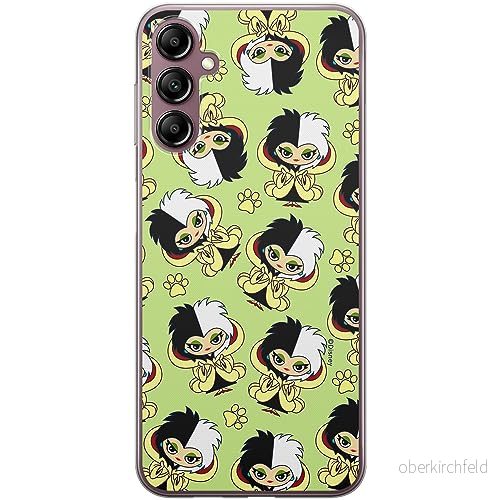 ERT GROUP mobiltelefonfodral för Samsung A14 4G/5G originalt och officiellt licensierat Disney mönster Cruella 007 optimalt anpassad till formen på mobiltelefonen, fodral tillverkad av TPU plast 5905511829711