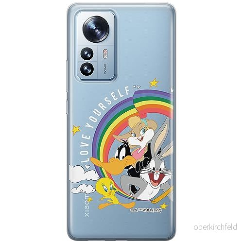 ERT GROUP mobiltelefonfodral för Xiaomi 12 PRO originalt och officiellt licensierat Looney Tunes mönster 016 optimalt anpassad till formen på mobiltelefonen, gedeeltelijk transparant 5905511998981