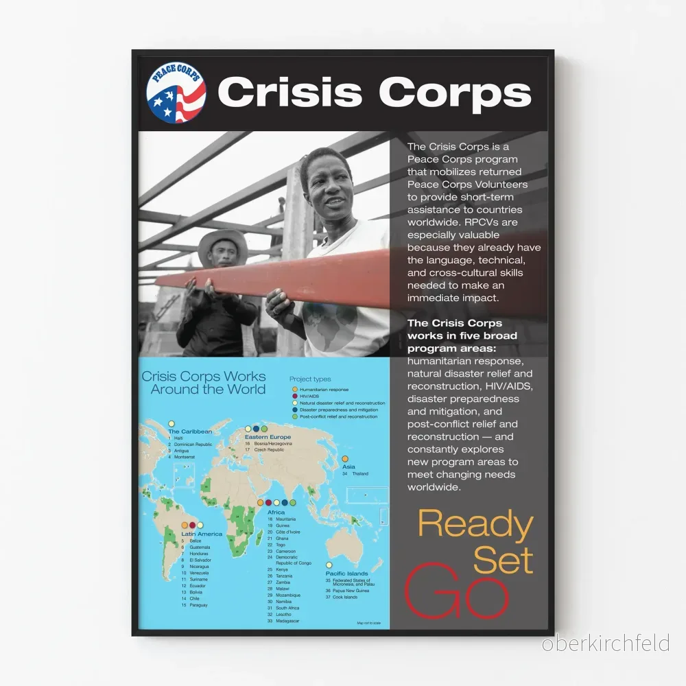 Väggposter Crisis Corps – Engagerande väggdekoration