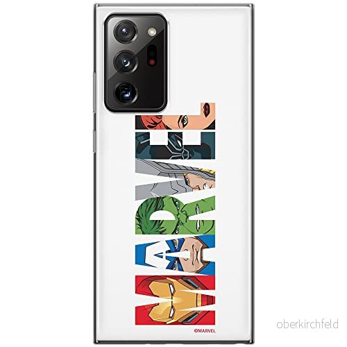 ERT GROUP mobiltelefonfodral för Samsung GALAXY NOTE 20 ULTRA originalt och officiellt licensierat Marvel mönster 011 optimalt anpassad till formen på mobiltelefonen, fodral tillverkad av TPU plast 5904805184291