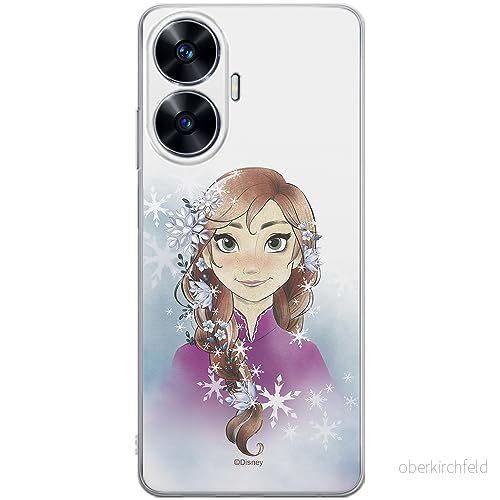 ERT GROUP mobiltelefonfodral för Realme C55 originalt och officiellt licensierat Disney mönster Anna 001 optimalt anpassad till formen på mobiltelefonen, fodral tillverkad av TPU plast 5905511858056