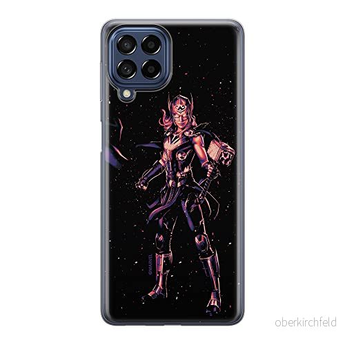 ERT GROUP mobiltelefonfodral för Samsung M33 5G originalt och officiellt licensierat Marvel mönster Thor 008 optimalt anpassad till formen på mobiltelefonen, fodral tillverkad av TPU plast 5905511351953