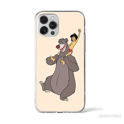 ERT GROUP mobiltelefonfodral för Iphone 12 PRO MAX originalt och officiellt licensierat Disney mönster Jungle Book 002 optimalt anpassad till formen på mobiltelefonen, fodral tillverkad av TPU plast 5905131195722