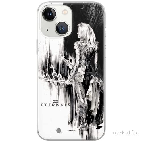 ERT GROUP mobiltelefonfodral för Iphone 13 originalt och officiellt licensierat Marvel mönster Eternals 004 Vit optimalt anpassad till formen på mobiltelefonen, fodral tillverkad av TPU plast 5904805105715
