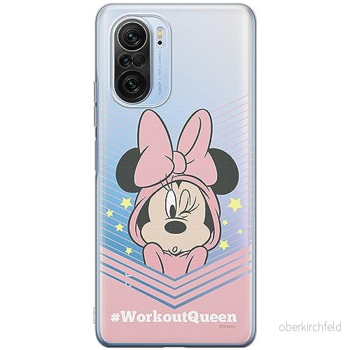 ERT GROUP mobiltelefonfodral för Xiaomi MI 11i/ REDMI K40/K40 PRO/POCO F3/ F3 PRO originalt och officiellt licensierat Disney mönster Minnie 053, gedeeltelijk transparant 5905511879976