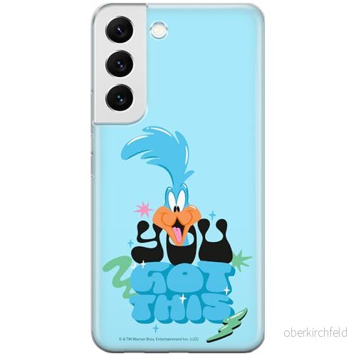 ERT GROUP mobiltelefonfodral för Samsung S22 PLUS originalt och officiellt licensierat Looney Tunes mönster Roadrunner 003 anpassad till formen på mobiltelefonen, fodral tillverkad av TPU plast 5905795126506