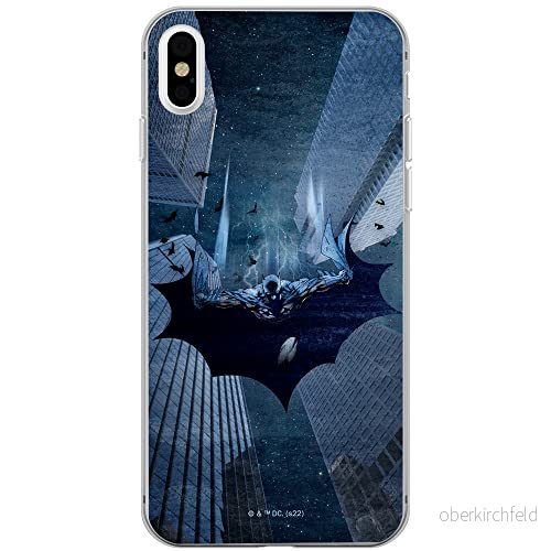 ERT GROUP mobiltelefonfodral för Iphone XS Max originalt och officiellt licensierat DC mönster Batman 071 optimalt anpassad till formen på mobiltelefonen, fodral tillverkad av TPU plast 5905131529688