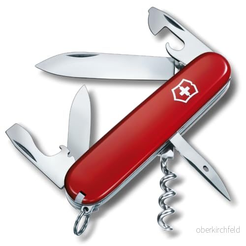 Victorinox, Schweizer Taschenmesser, Spartan, Multitool, 12 Funktionen, Klinge, gross, Korkenzieher, Dosenöffner 7611160105899