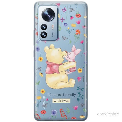 ERT GROUP mobiltelefonfodral för Xiaomi 12 PRO originalt och officiellt licensierat Disney mönster Winnie the Pooh & Friends 030 anpassad till formen på mobiltelefonen, gedeeltelijk transparant 5905511520731