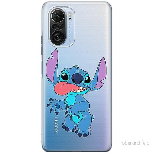 ERT GROUP mobiltelefonfodral för Xiaomi MI 11i/ REDMI K40/K40 PRO/POCO F3/ F3 PRO originalt och officiellt licensierat Disney mönster Stitch 012, gedeeltelijk transparant 5905511886950
