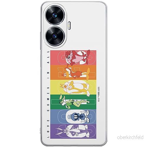 ERT GROUP mobiltelefonfodral för Realme C55 originalt och officiellt licensierat Looney Tunes mönster 014 optimalt anpassad till formen på mobiltelefonen, fodral tillverkad av TPU plast 5905511998417