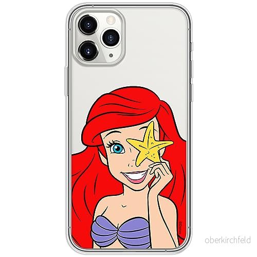 ERT GROUP mobiltelefonfodral för Iphone 11 PRO MAX originalt och officiellt licensierat Disney mönster Ariel 009 optimalt anpassad till formen på mobiltelefonen, gedeeltelijk transparant 5905795045753