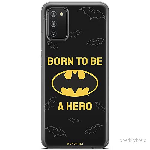ERT GROUP mobiltelefonfodral för Samsung A02S originalt och officiellt licensierat DC mönster Batman 058 optimalt anpassad till formen på mobiltelefonen, fodral tillverkad av TPU plast 5905131538925