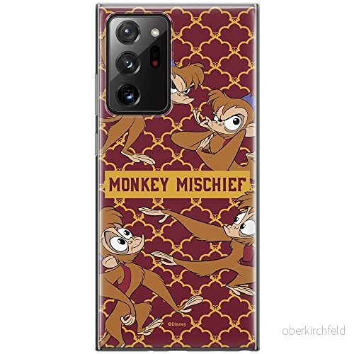 ERT GROUP mobiltelefonfodral för Samsung GALAXY NOTE 20 ULTRA originalt och officiellt licensierat Disney mönster Abu 002 anpassad till formen på mobiltelefonen, fodral tillverkad av TPU plast 5903040352748
