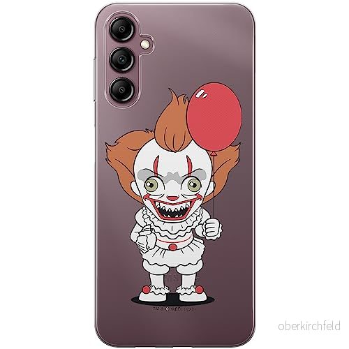 ERT GROUP mobiltelefonfodral för Samsung A14 4G/5G originalt och officiellt licensierat Horror mönster It 006 optimalt anpassad till formen på mobiltelefonen, gedeeltelijk transparant 5905511832285
