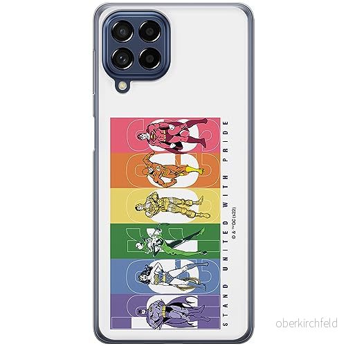 ERT GROUP mobiltelefonfodral för Samsung M33 5G originalt och officiellt licensierat DC mönster Justice League 008 optimalt anpassad till formen på mobiltelefonen, fodral tillverkad av TPU plast 5905511999544