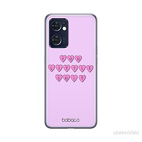 ERT GROUP mobiltelefonfodral för Oppo RENO 7 5G originalt och officiellt licensierat Babaco mönster 90's Girl 015 optimalt anpassad till formen på mobiltelefonen, fodral tillverkad av TPU plast 5905511312459