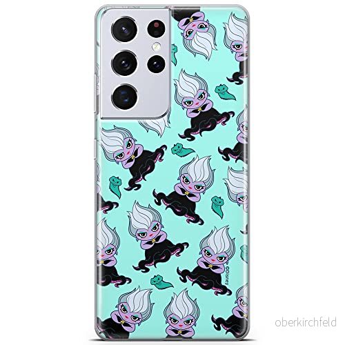 ERT GROUP mobiltelefonfodral för Samsung S21 ULTRA originalt och officiellt licensierat Disney mönster Ursula 005 optimalt anpassad till formen på mobiltelefonen, fodral tillverkad av TPU plast 5905131465320