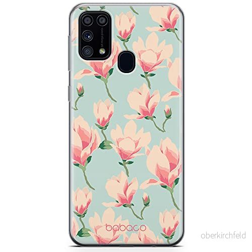 ERT GROUP mobiltelefonfodral för Samsung M31 originalt och officiellt licensierat Babaco mönster Flowers 016 optimalt anpassad till formen på mobiltelefonen, fodral tillverkad av TPU plast 5903932623499
