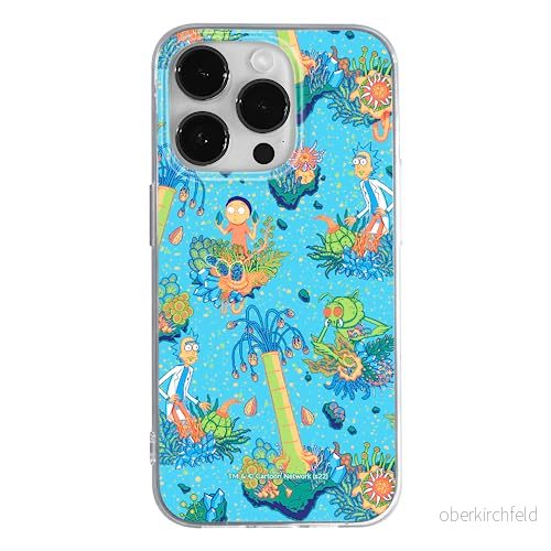 ERT GROUP mobiltelefonfodral för Iphone 14 PRO MAX originalt och officiellt licensierat Rick and Morty mönster & 020, fodral tillverkad av TPU plast 5905511140625
