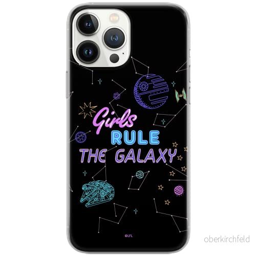 ERT GROUP mobiltelefonfodral för Iphone 13 PRO MAX originalt och officiellt licensierat Star Wars mönster 024 Vit optimalt anpassad, fodral tillverkad av TPU plast 5903932870053