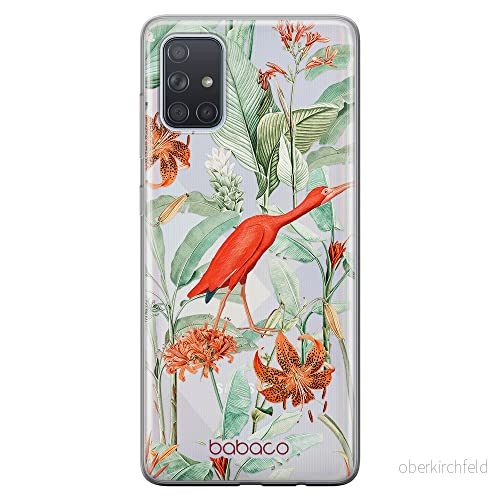 ERT GROUP mobiltelefonfodral för Samsung A71 originalt och officiellt licensierat Babaco mönster Flowers 049 optimalt anpassad till formen på mobiltelefonen, gedeeltelijk transparant 5905131341747
