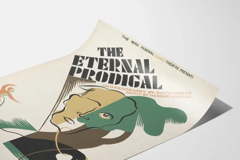 Vintageposter The Eternal Prodigal Teater Dans - Bild 3