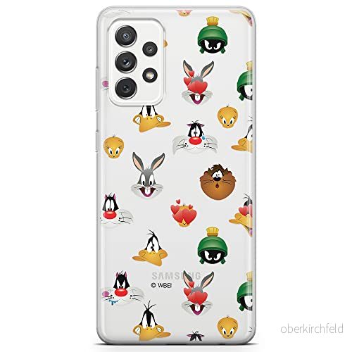 ERT GROUP mobiltelefonfodral för Samsung A72 5G originalt och officiellt licensierat Looney Tunes mönster 007 optimalt anpassad till formen på mobiltelefonen, gedeeltelijk transparant 5903040078075