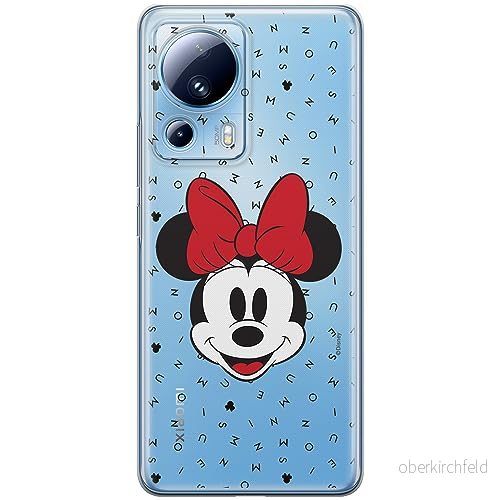 ERT GROUP mobiltelefonfodral för Xiaomi 13 LITE/CIVI 2 originalt och officiellt licensierat Disney mönster Minnie 056 optimalt anpassad till formen på mobiltelefonen, gedeeltelijk transparant 5905511917647