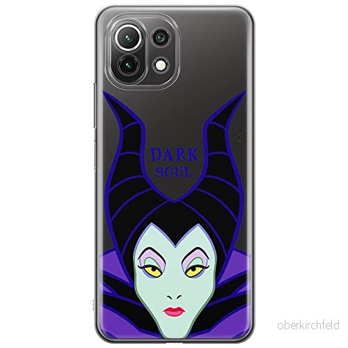 ERT GROUP mobiltelefonfodral för Xiaomi 11 LITE 4G/5G originalt och officiellt licensierat Disney mönster Maleficent 001, gedeeltelijk transparant 5903932697438