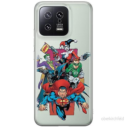 ERT GROUP mobiltelefonfodral för Xiaomi 13 originalt och officiellt licensierat DC mönster Justice League 004 optimalt anpassad till formen på mobiltelefonen, gedeeltelijk transparant 5905511914622