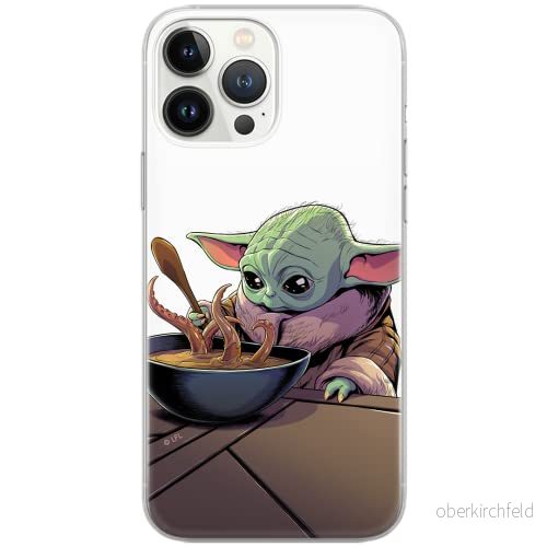 ERT GROUP mobiltelefonfodral för Huawei P30 originalt och officiellt licensierat Star Wars mönster Baby Yoda 027 Vit optimalt anpassad till formen på mobiltelefonen, fodral tillverkad av TPU plast 5904805090370