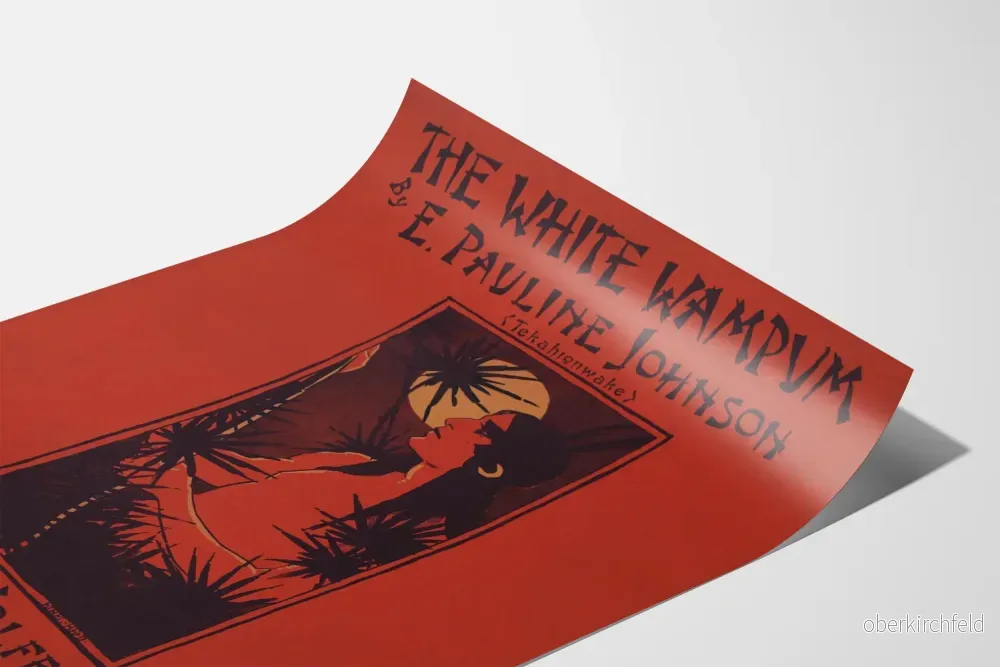 Vintageposter The White Wampum av E. Pauline Johnson Tekahionwake - Bild 3